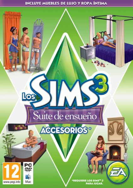 Los Sims 3 Suite De Ensueno Accesorios Pc